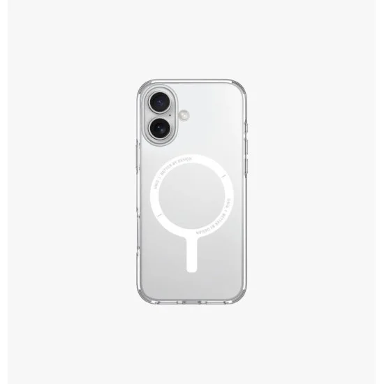 Uniq Hybrid Iphone 16 Plus (2024) 6.7 Magclick Charging Clario (Eco) - Lucent (Clear)